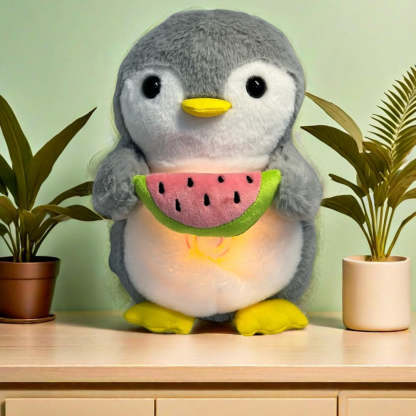 Penguin With Watermelon Plush Toy-Octopus Mood Toy