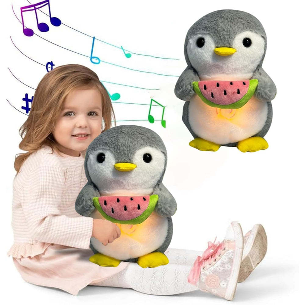 Penguin With Watermelon Plush Toy-Octopus Mood Toy