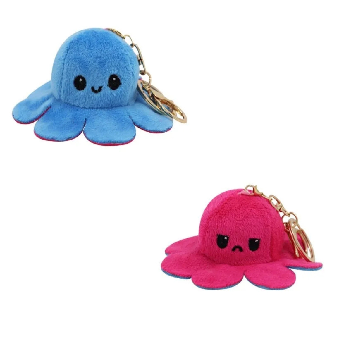 Reversible Octopus Keychain