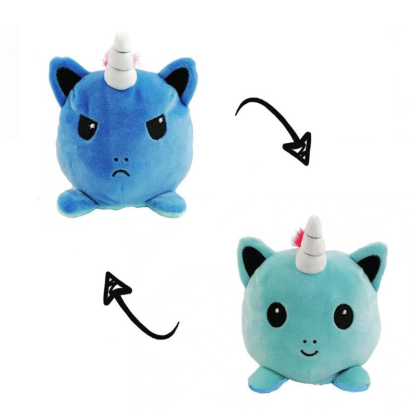 Reversible Unicorn Plush Toy-Octopus Mood Toy