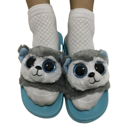 Kids Plush Toy Slides Sandal - Octopus Mood Toy