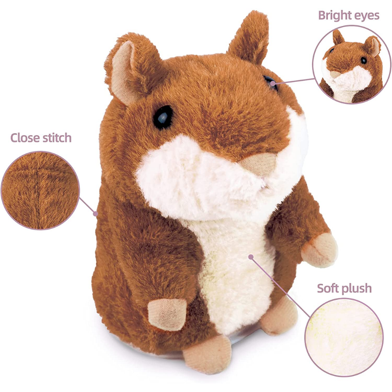 Hamster Talking Stuffed Plush Toys-Octopus Mood Toy