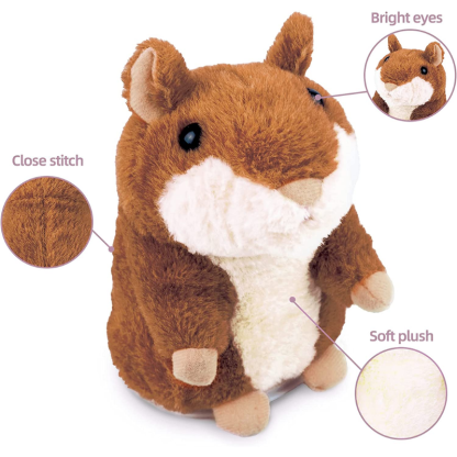 Hamster Talking Stuffed Plush Toys-Octopus Mood Toy
