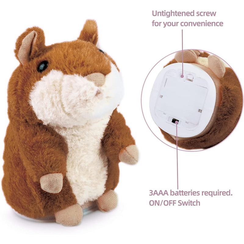 Hamster Talking Stuffed Plush Toys-Octopus Mood Toy