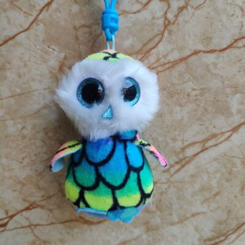Owl Plush Keychain-Octopus Mood Toy