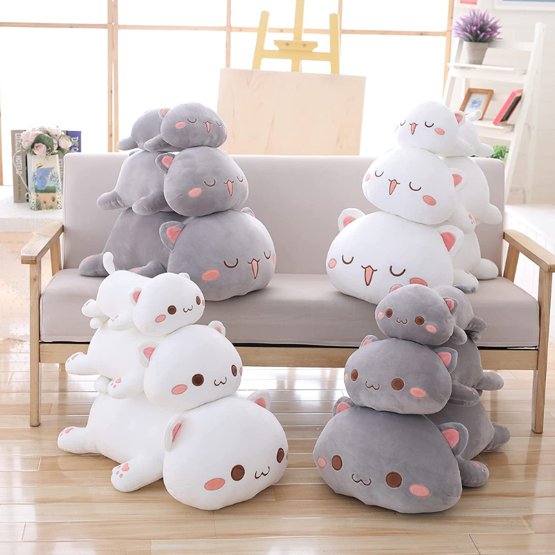 Cute Kitten Plush Toy Pillows-Octopus Mood Toy