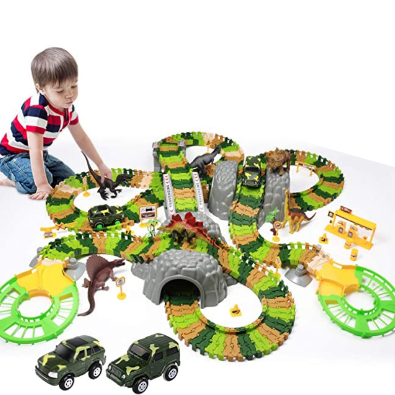 Dinosaur Toys With Activity Play Mat & Trees - Octopus Mood Toy