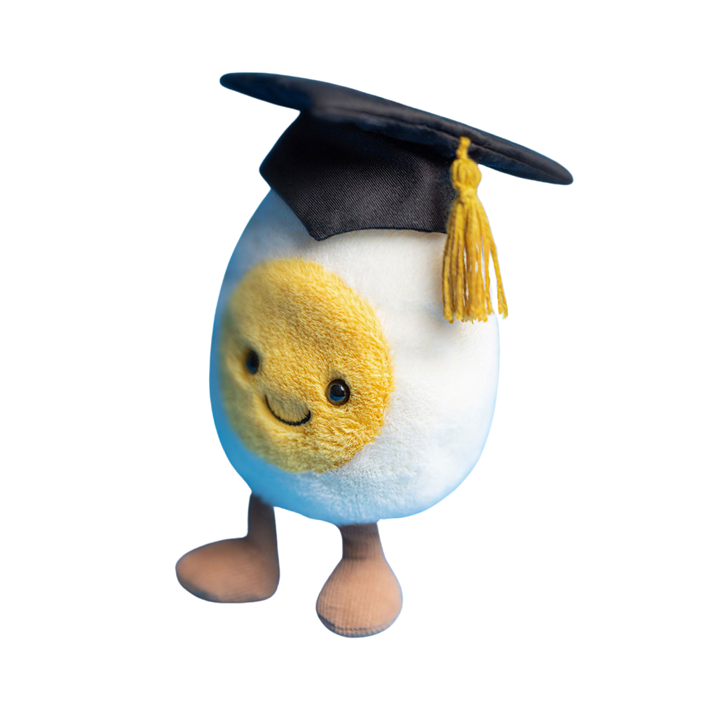 Boiled Egg Graduation Toy - Octopus Mood Toy