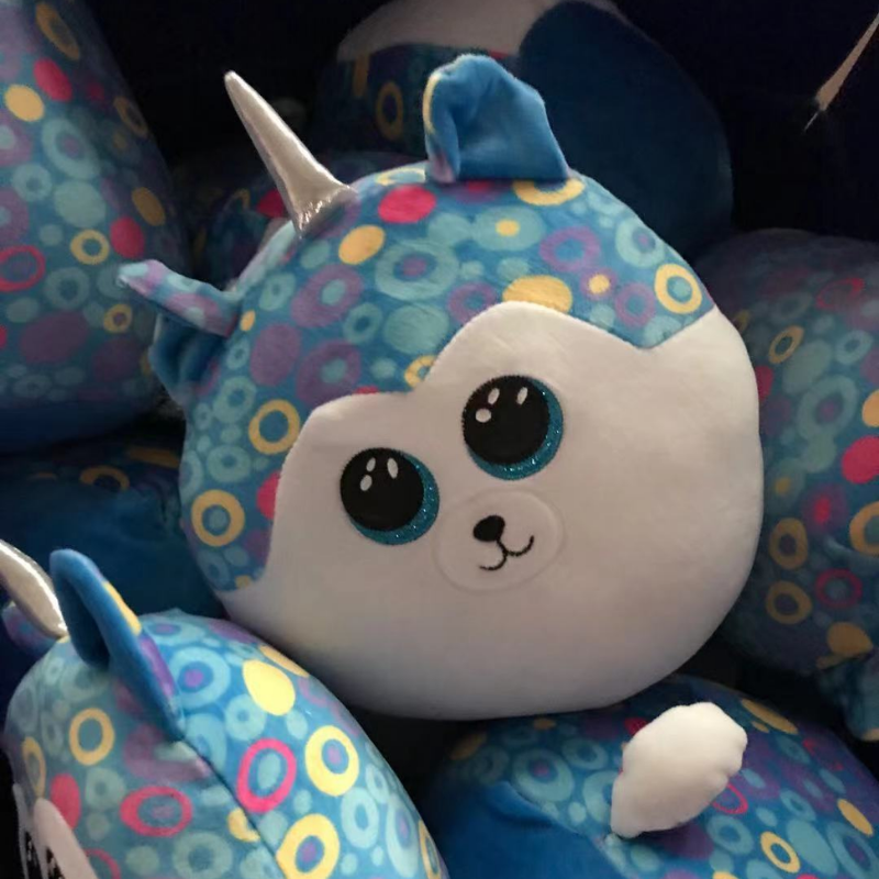 Stuffed Blue Unicorn Plush Toy Pillows - Octopus Mood Toy