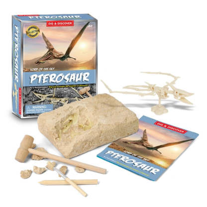 Dinosaur Digging Fossil Kit | Educational Toy For Kids | Dig Up Dinosaurs Skeleton Set - Octopus Mood Toy