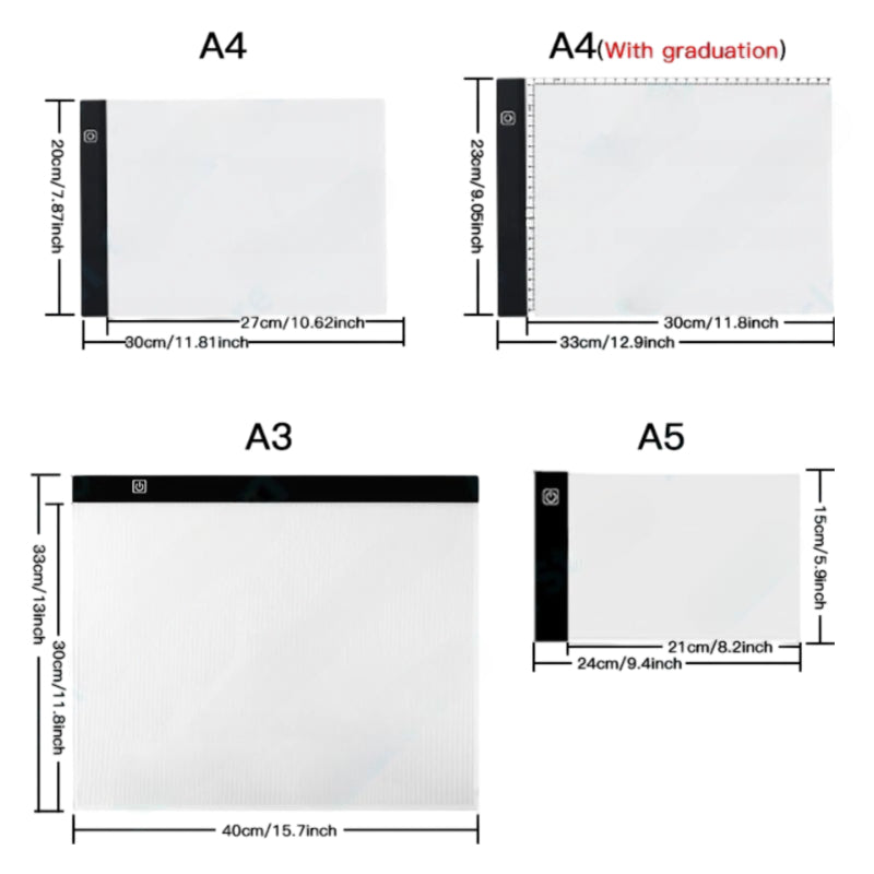 Dimming Led Drawing Copy Pad Board - Octopus Mood Toy