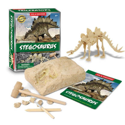 Dinosaur Digging Fossil Kit | Educational Toy For Kids | Dig Up Dinosaurs Skeleton Set - Octopus Mood Toy