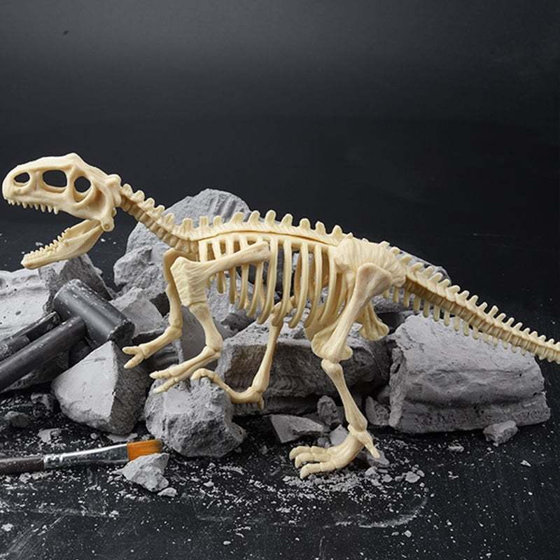 Dinosaur Digging Fossil Kit | Educational Toy For Kids | Dig Up Dinosaurs Skeleton Set - Octopus Mood Toy