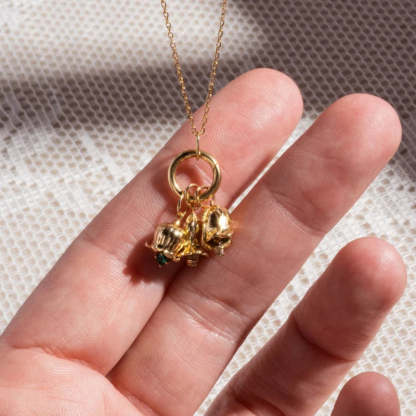 Floral Birth Flower Pendant-Octopus Mood Toy