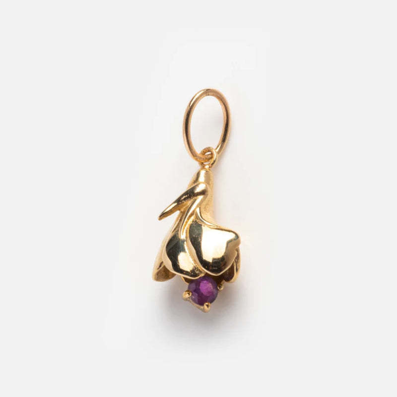 Floral Birth Flower Pendant-Octopus Mood Toy