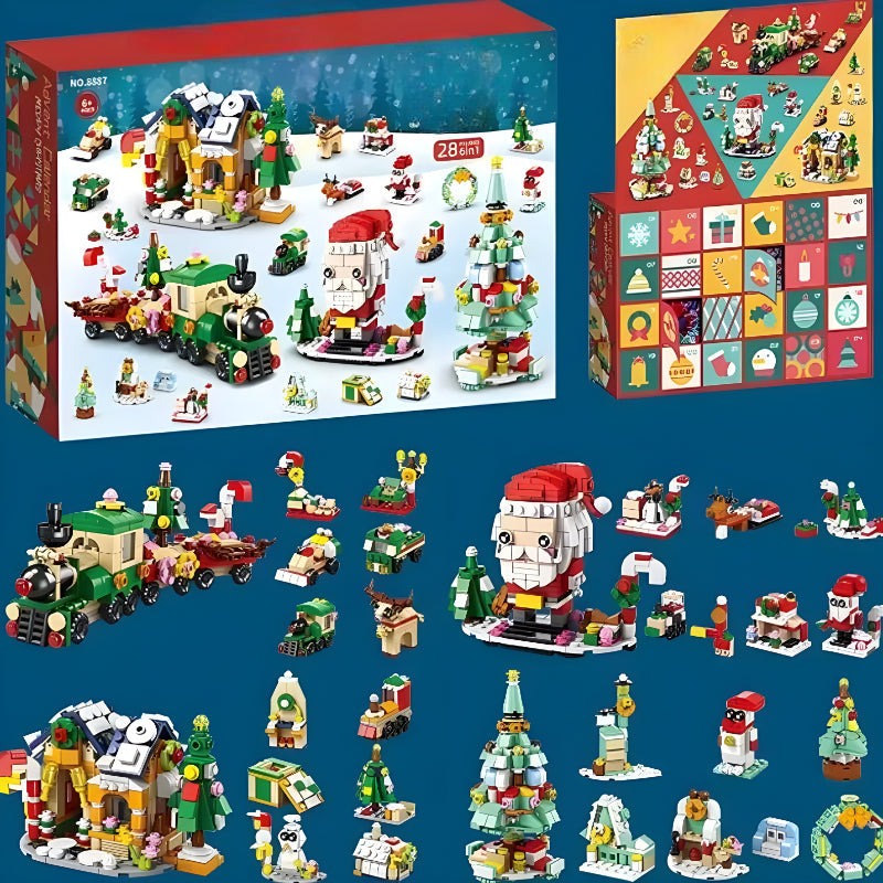 Festive Christmas Building Block Set - Octopus Mood Toy