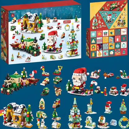 Festive Christmas Building Block Set - Octopus Mood Toy