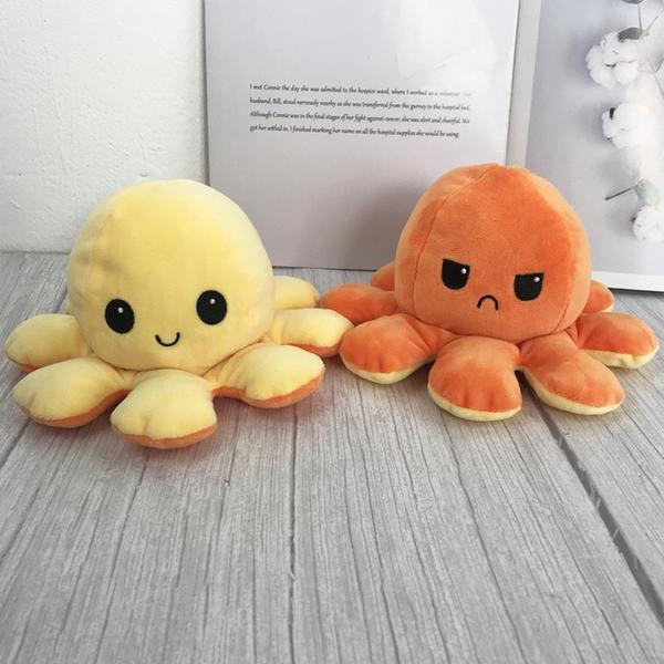 Reversible Octopus Plush Toy-Octopus Mood Toy