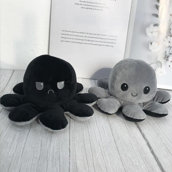 Reversible Octopus Plush Toy-Octopus Mood Toy
