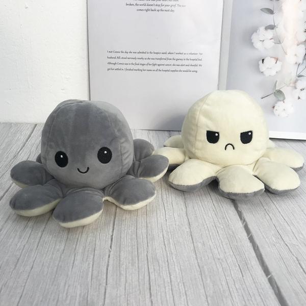 Reversible Octopus Plush Toy-Octopus Mood Toy