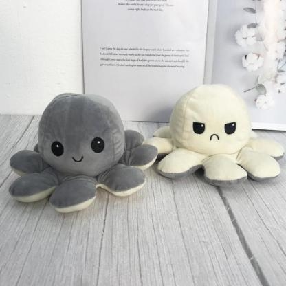 Reversible Octopus Plush Toy - Octopus Mood Toy