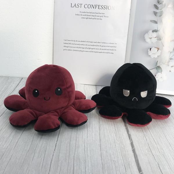 Reversible Octopus Plush Toy - Octopus Mood Toy