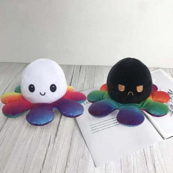 Reversible Octopus Plush Toy-Octopus Mood Toy