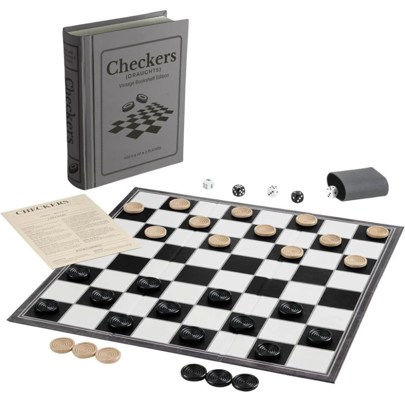Classic Checkers Set – Timeless Strategy Board Game for All Ages