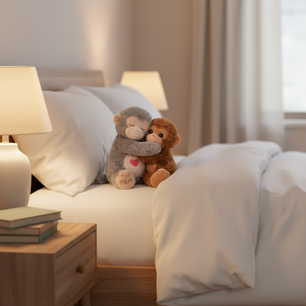 Punch Monkey And Momo Chan Stuffed Plush Toy