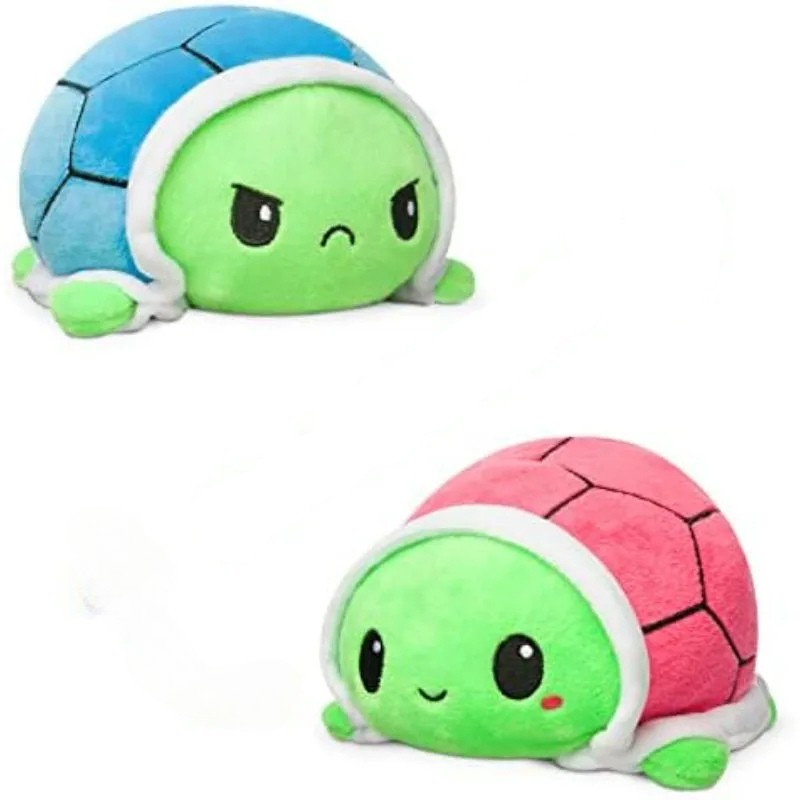 Reversible Turtle Plush Stuffed Toy