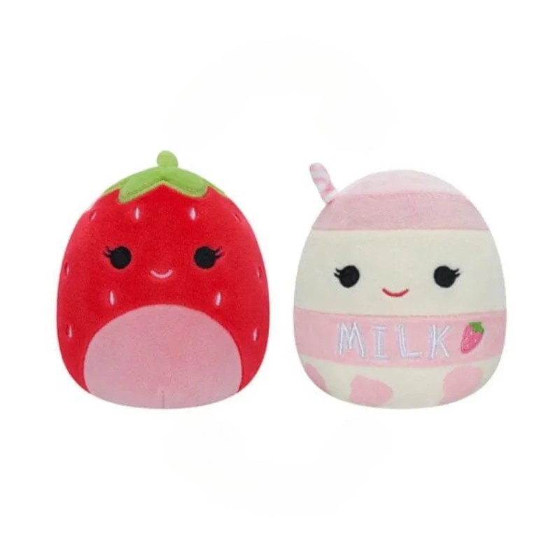 Strawberry And Milk Reversible Plush Toy