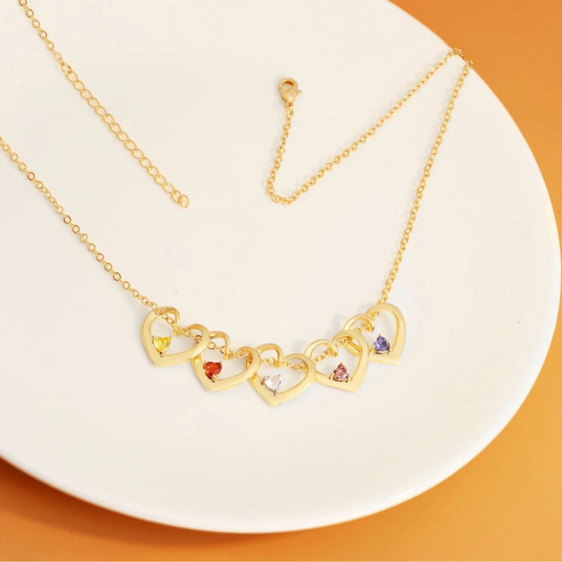 Custom Engraved Family Pendant Necklace