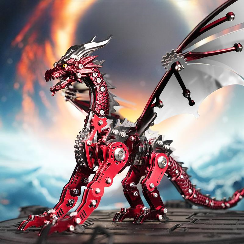 3D Metal Dragon Puzzle Kit