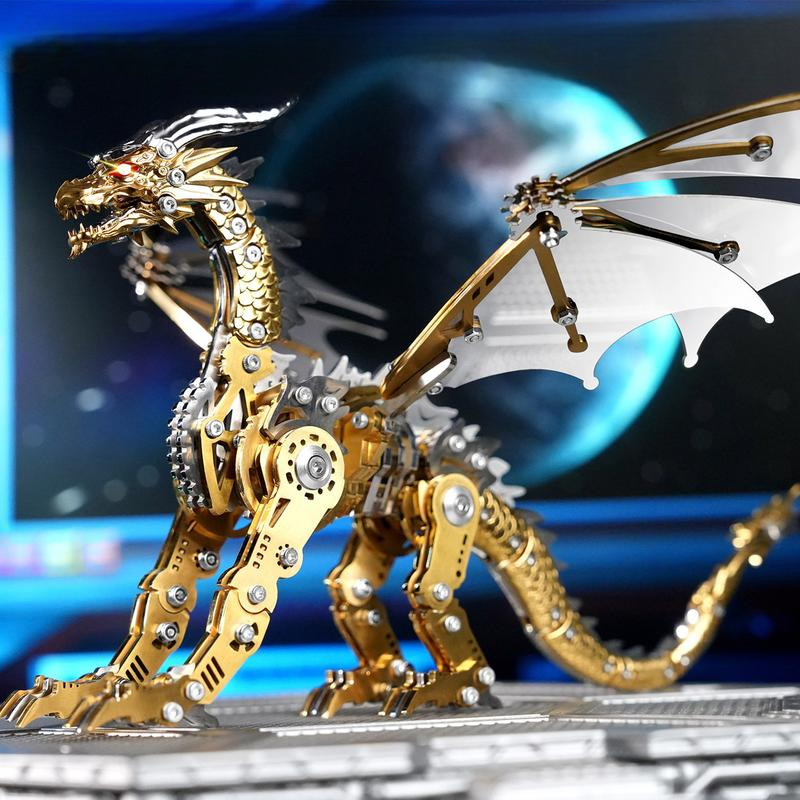 3D Metal Dragon Puzzle Kit