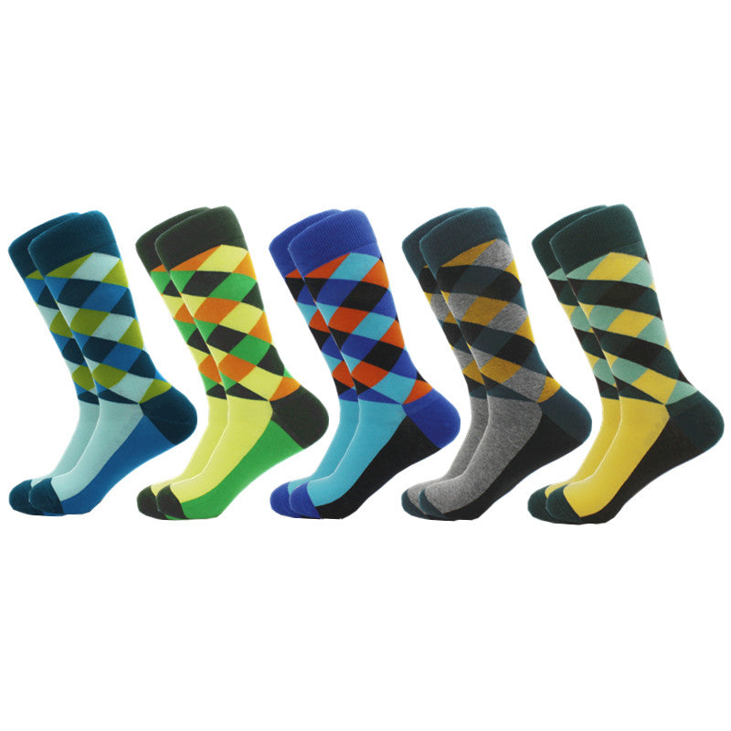 Middle Height Casual Winter Socks SetMiddle Height Casual Winter Socks Set - Image 6