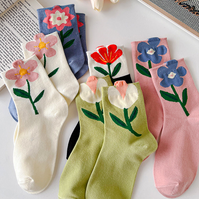 Cartoon Flower Candy Breathable Casual Short SocksCartoon Flower Candy Breathable Casual Short Socks - Image 3