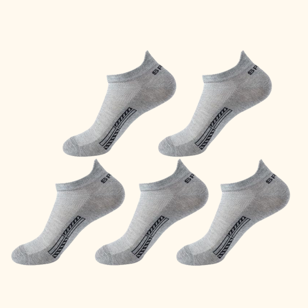 Low Cut Crew Ankle Sports Mesh Breathable Socks
