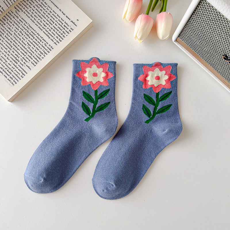 Cartoon Flower Candy Breathable Casual Short SocksCartoon Flower Candy Breathable Casual Short Socks - Image 2