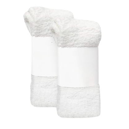 Textured Cloud Knit Crew Lounge Socks