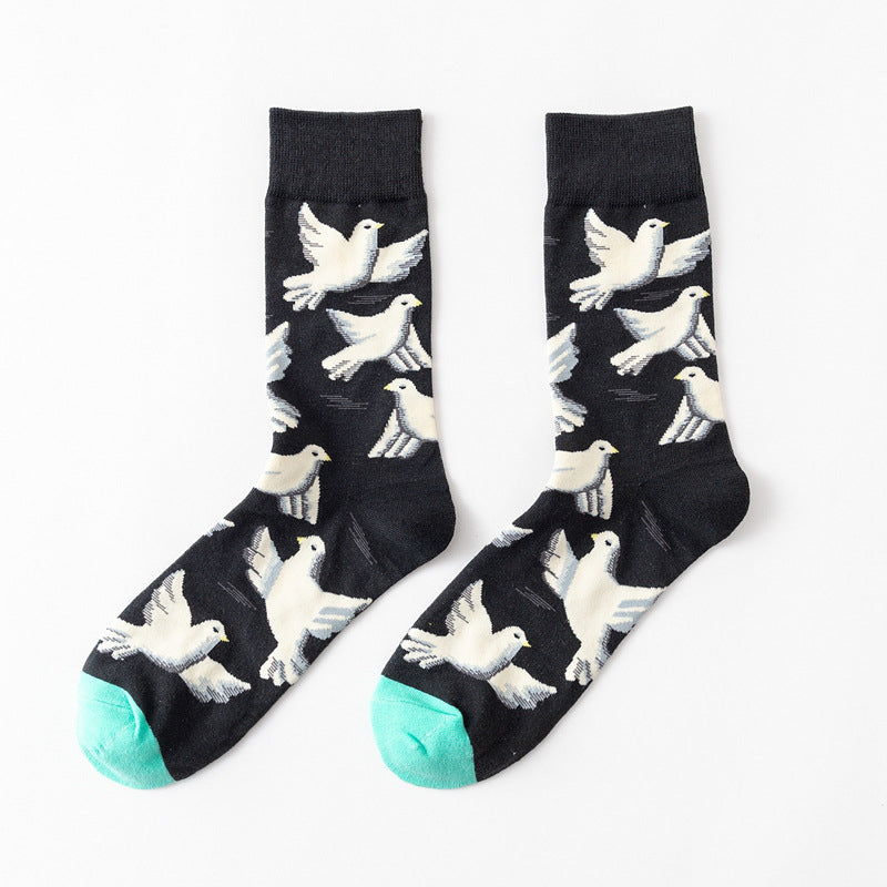 Casual Street Wear Cartoon Print Socks SetCasual Street Wear Cartoon Print Socks Set - Image 5