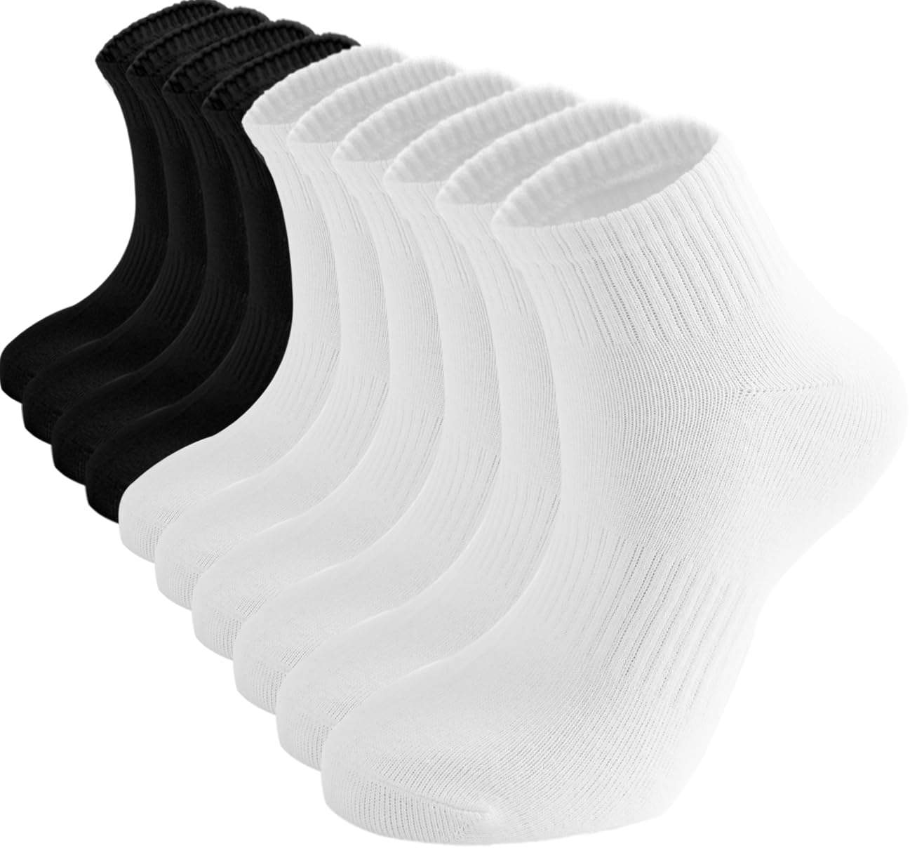 Pack Of 5 Athletic Mini Crew Gym Socks For Women