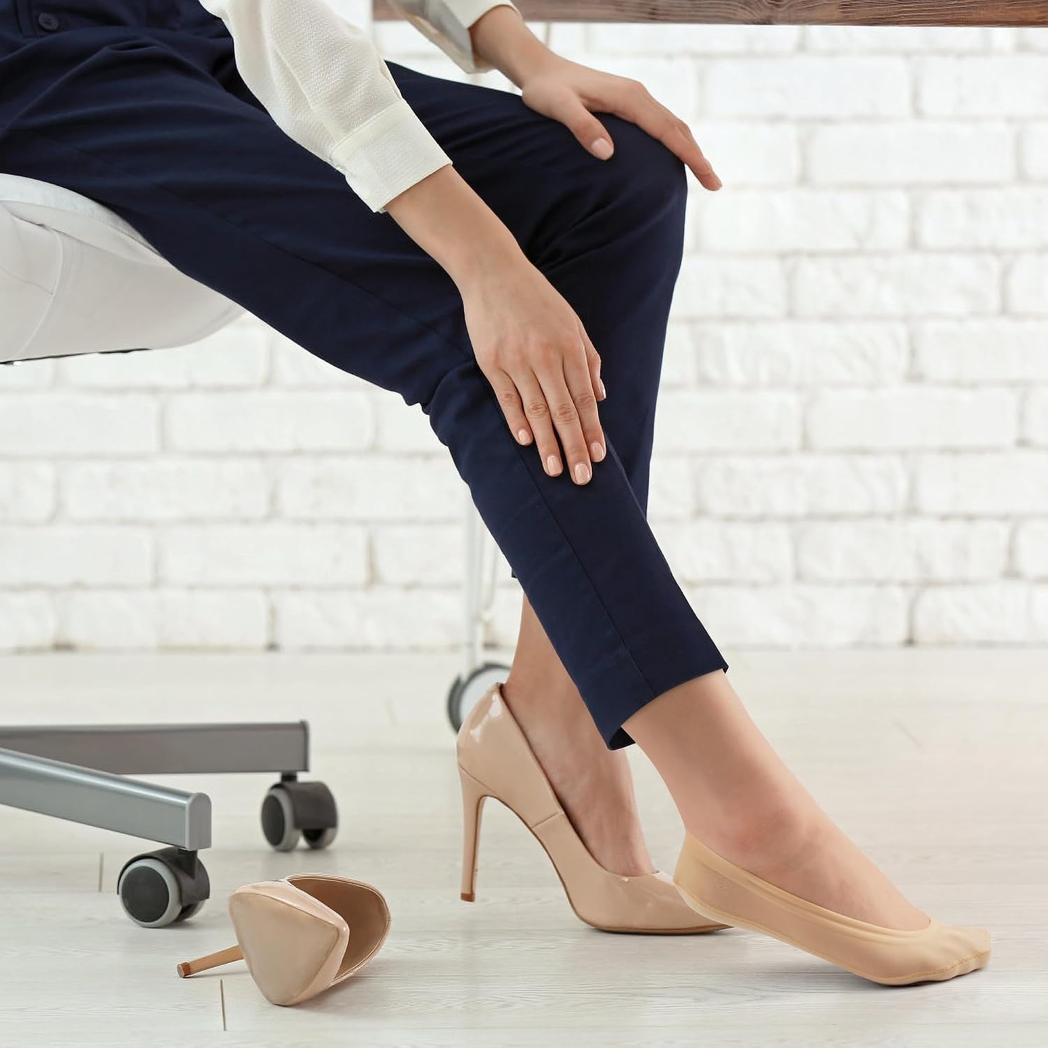 Ultra Low Cut No Show Nonslip Socks For Women