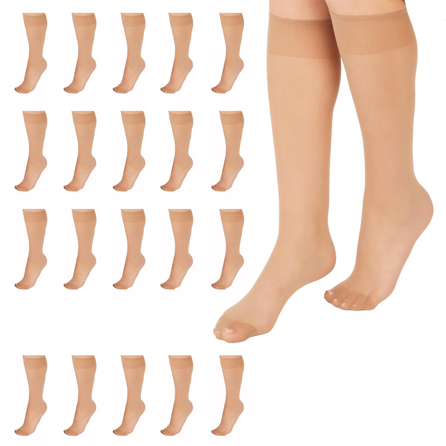 Daily Use High Reinforced Stockings For Women