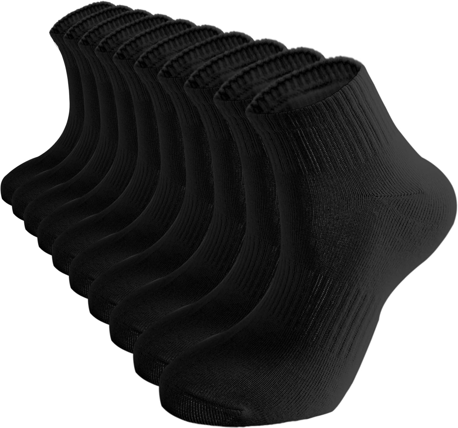 Pack Of 5 Athletic Mini Crew Gym Socks For Women