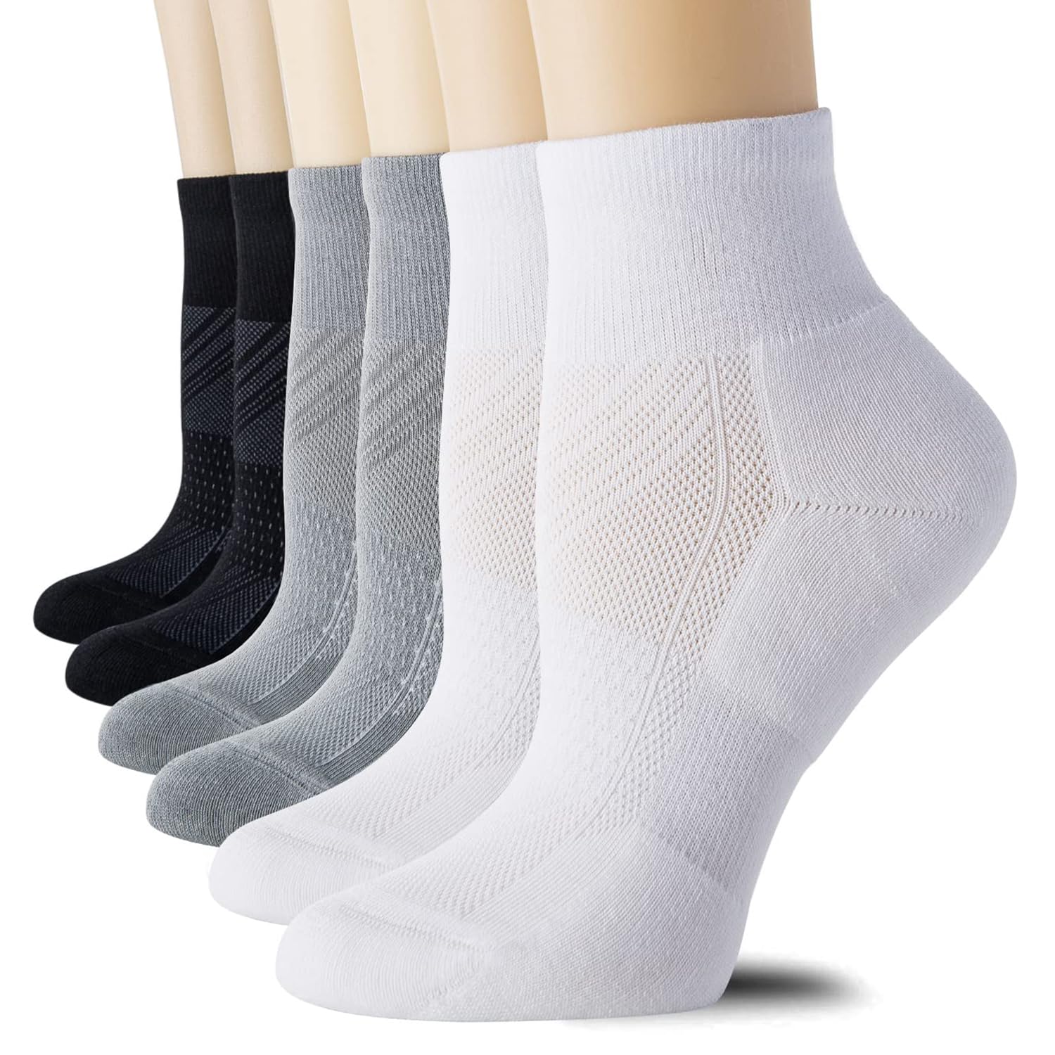 Pack Of Running Athletic Cushioned Sport Socks 6 For Women