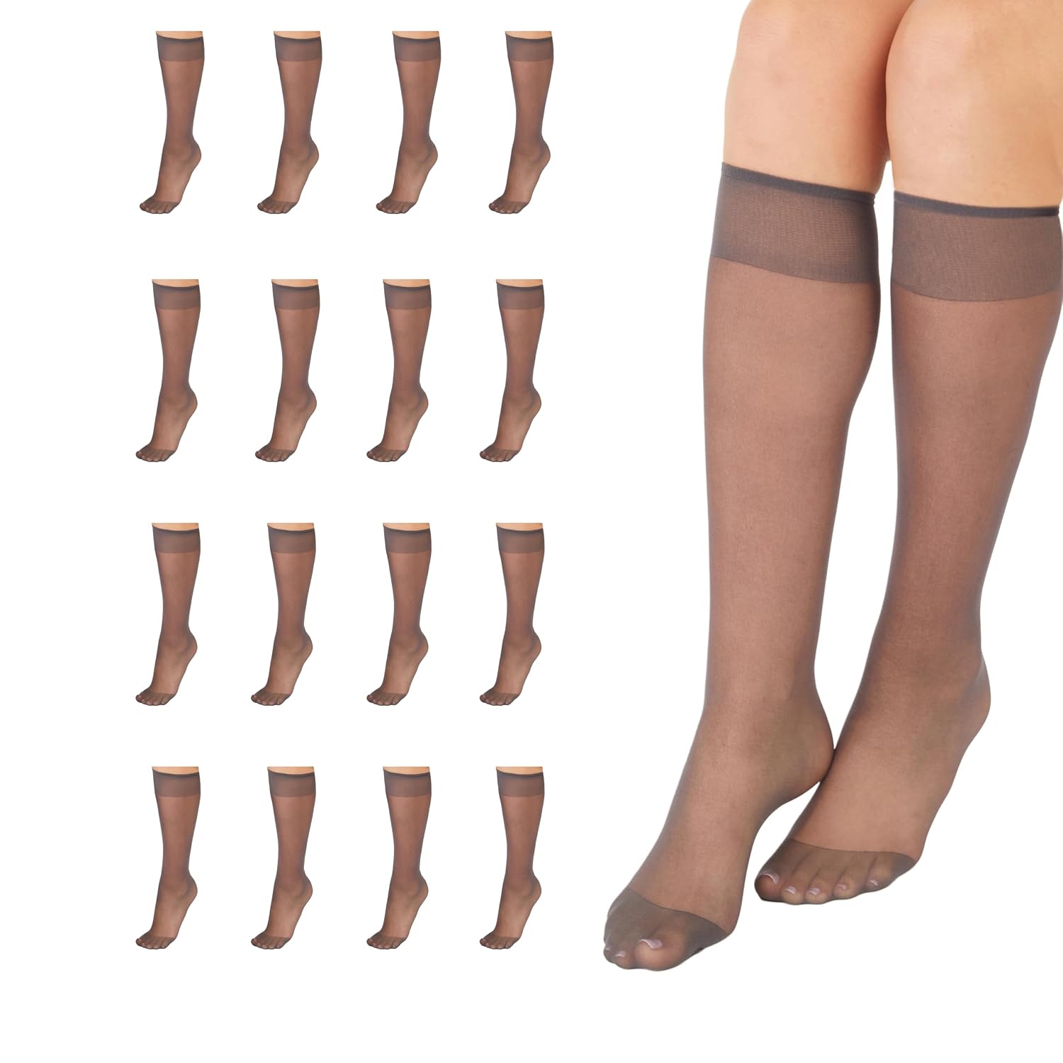 Daily Use High Reinforced Stockings For Women