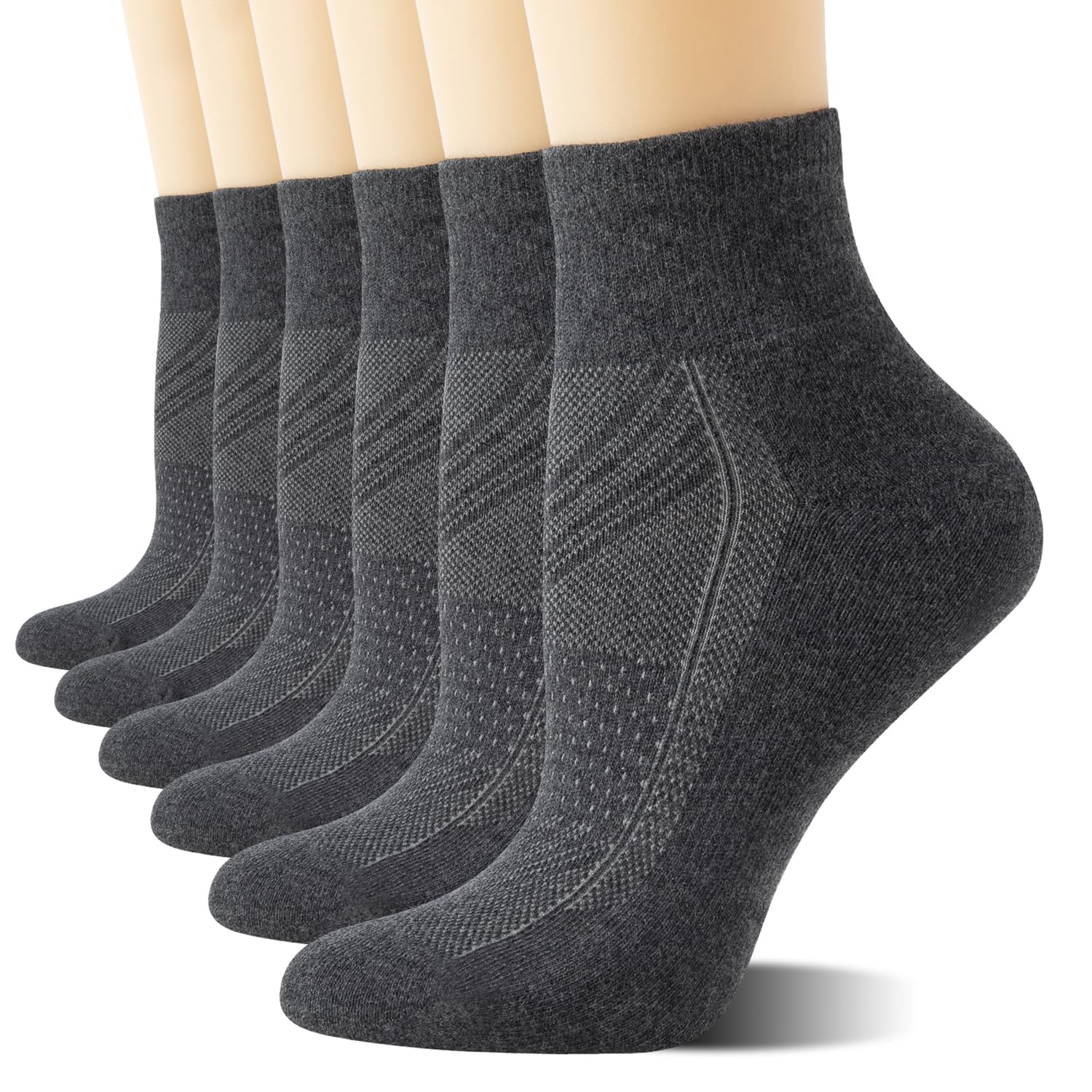 Pack Of Running Athletic Cushioned Sport Socks 6 For Women