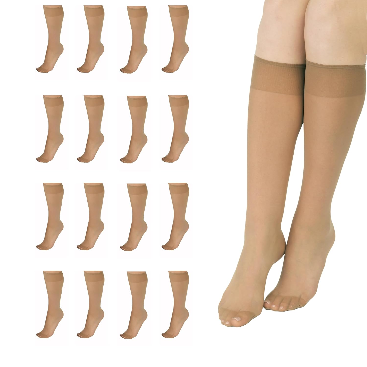 Daily Use High Reinforced Stockings For Women