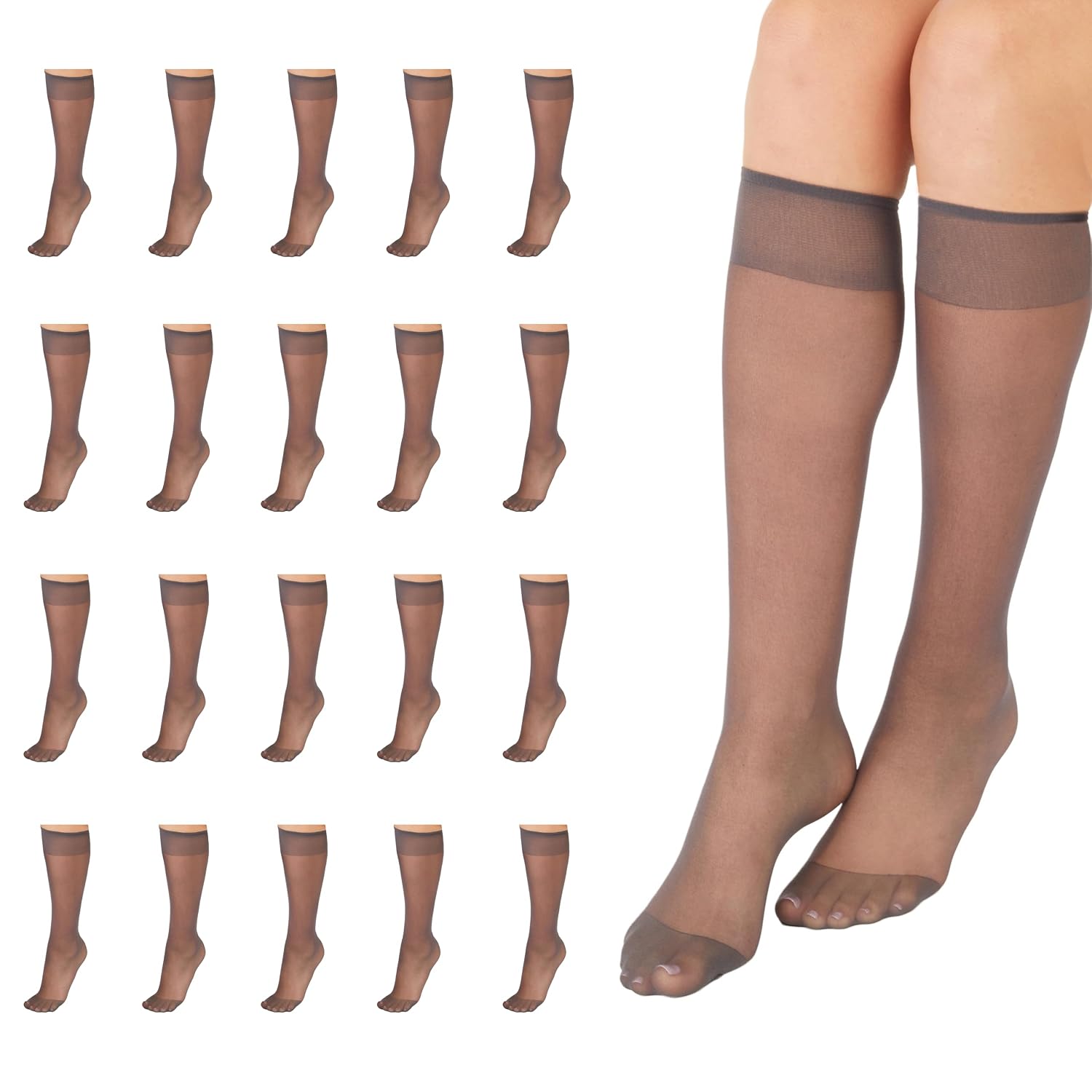 Daily Use High Reinforced Stockings For Women