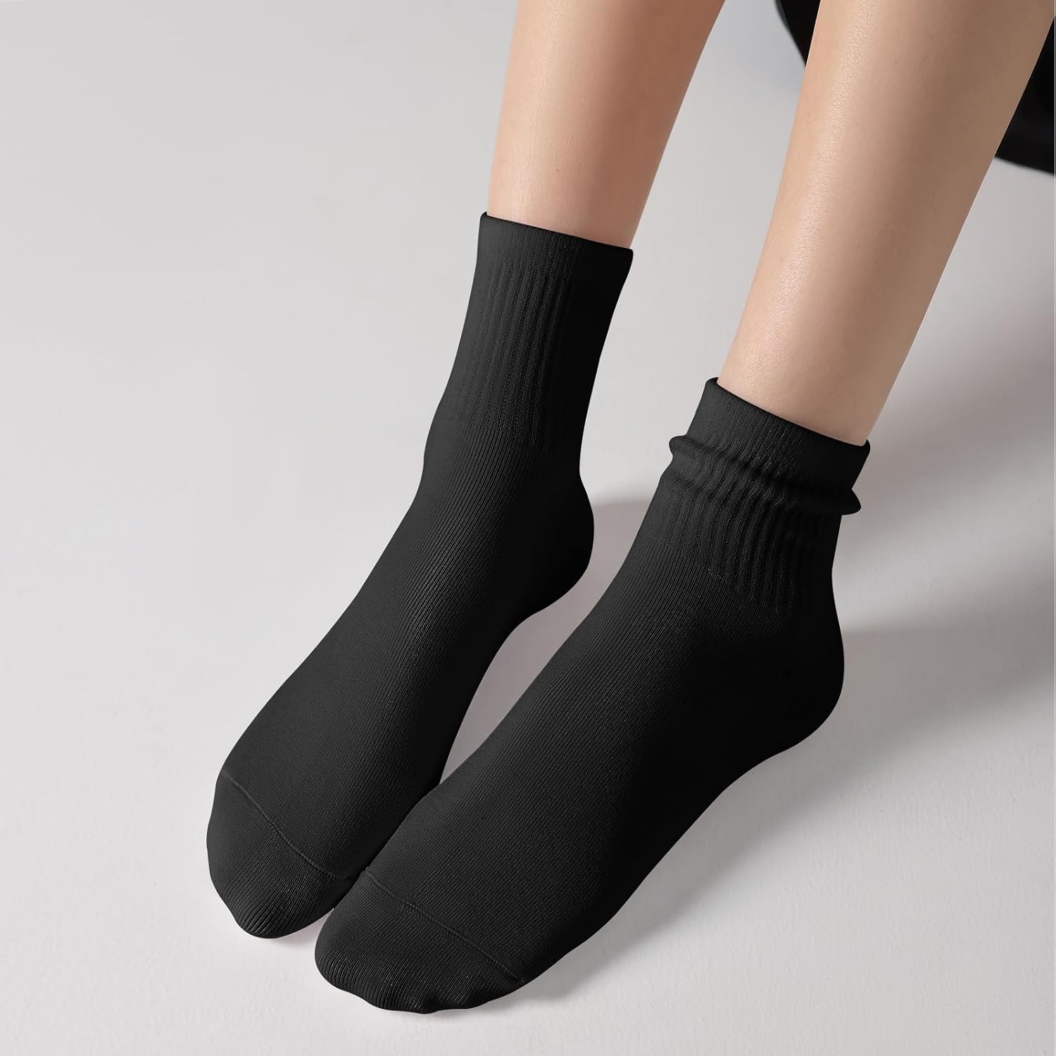 Casual Soft Crew Pack Of 6 Socks For WomenCasual Soft Crew Pack Of 6 Socks For Women - Image 3